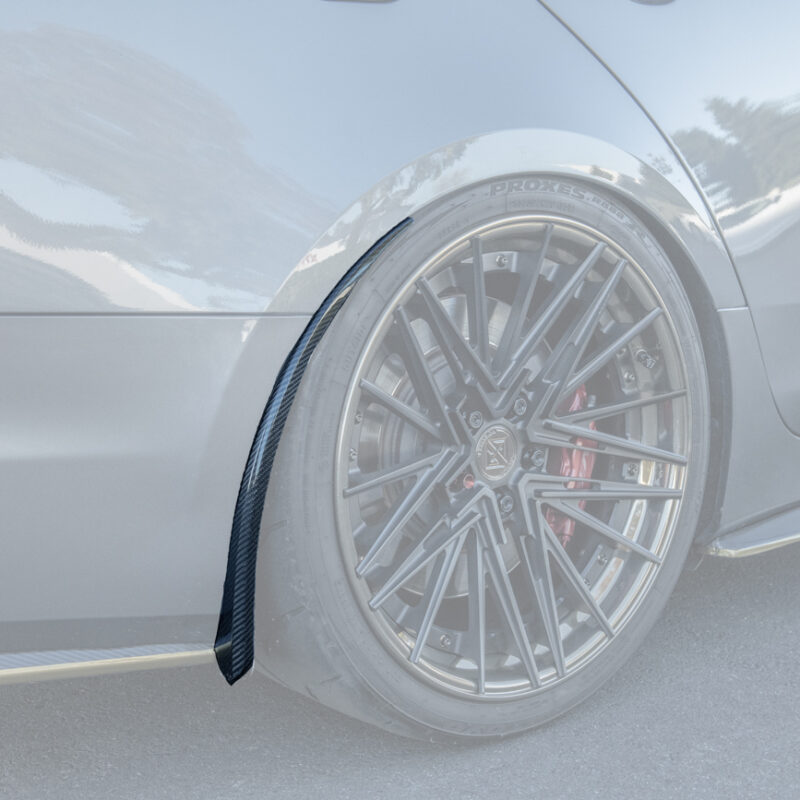 EOS 2016-2019 Cadillac CTS-V Carbon Fiber Rear Mud Flaps Splash Guard