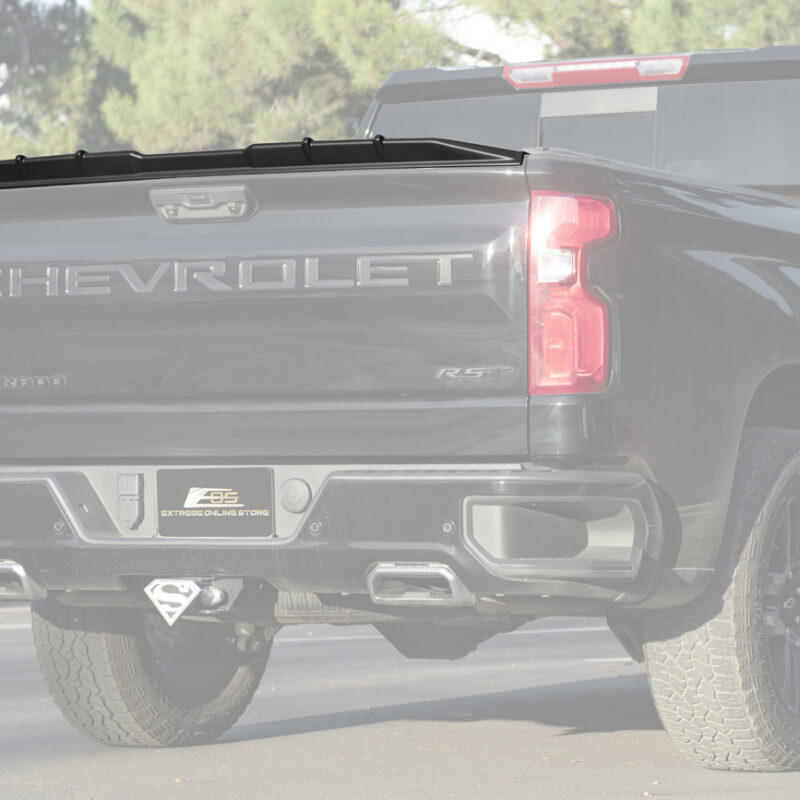 EOS 2019-2025 Silverado Sierra 1500 Rear Matte Black Tailgate Spoiler