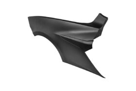 Extreme Online Store EOS C8 Stingray Z06 Package Rear Primed Black Side Fender for C8 Corvette - Image 2