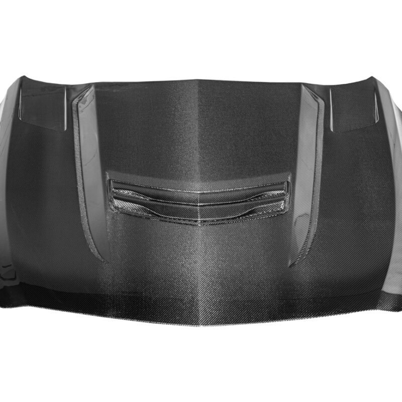 EOS 2020-2025 Cadillac CT4 Blackwing Bumper Carbon Fiber Hood Vented Cover
