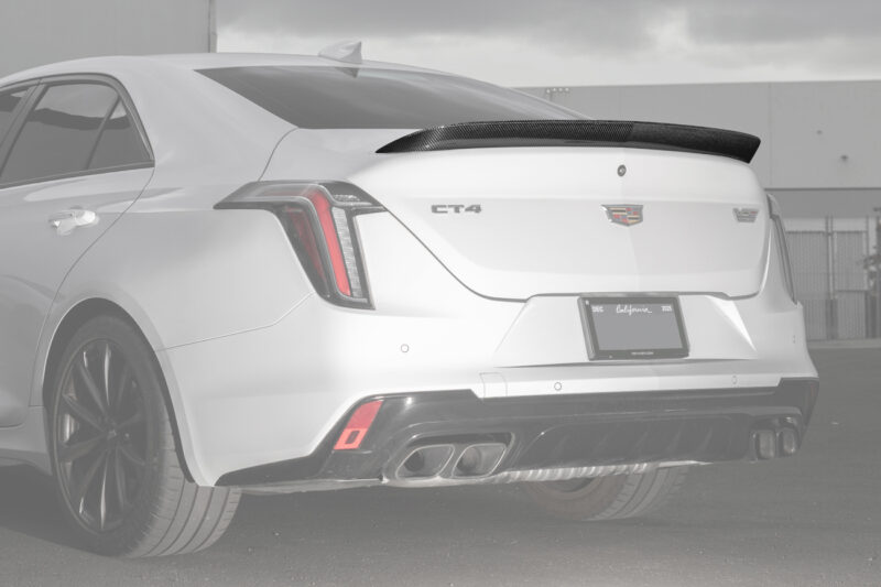 EOS 2020-2025 Cadillac CT4 Blackwing Package Rear Carbon Fiber Wing Spoiler