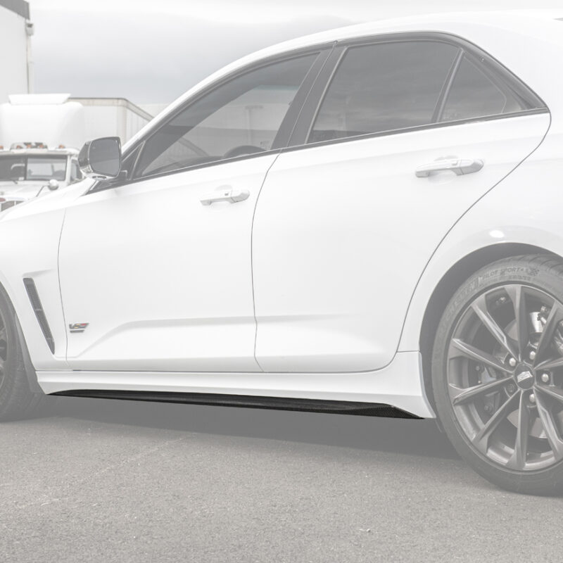 EOS 2020-2025 Cadillac CT4 Side Skirts Carbon Fiber Panel Extension