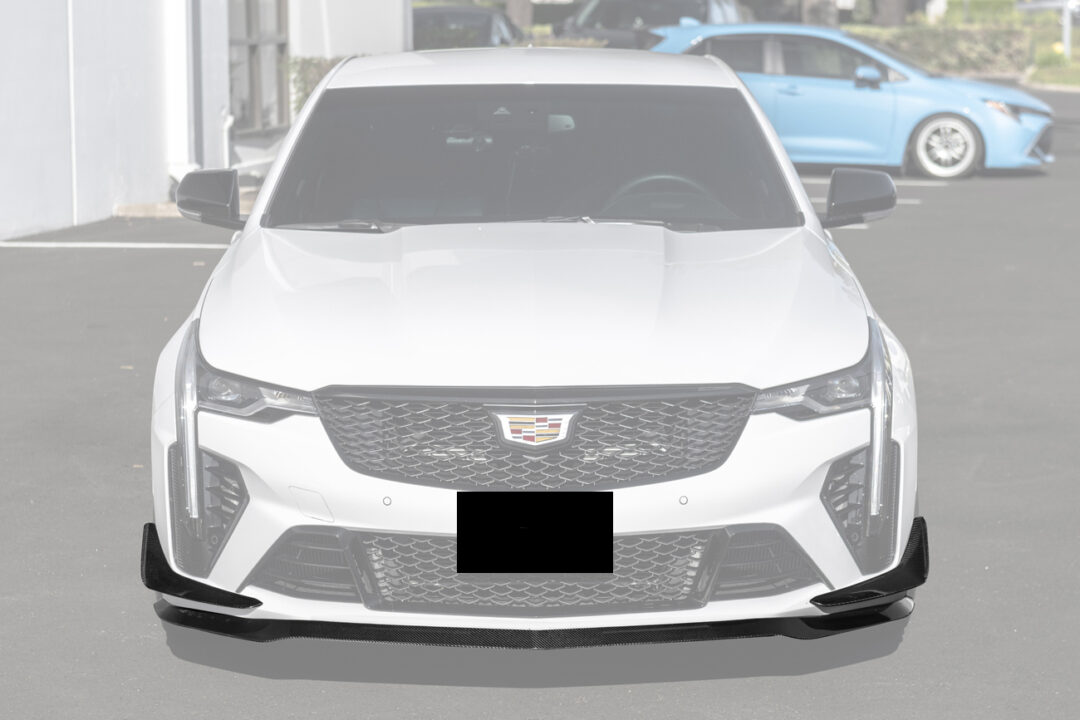 EOS 2020-2025 Cadillac CT4-V Blackwing Front Lip Splitter & Carnards