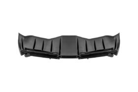 Extreme Online Store EOS Corvette C8 Rear Bumper Add-On Glossy Black Diffuser Splitter Lip for C8 Corvette - Image 4