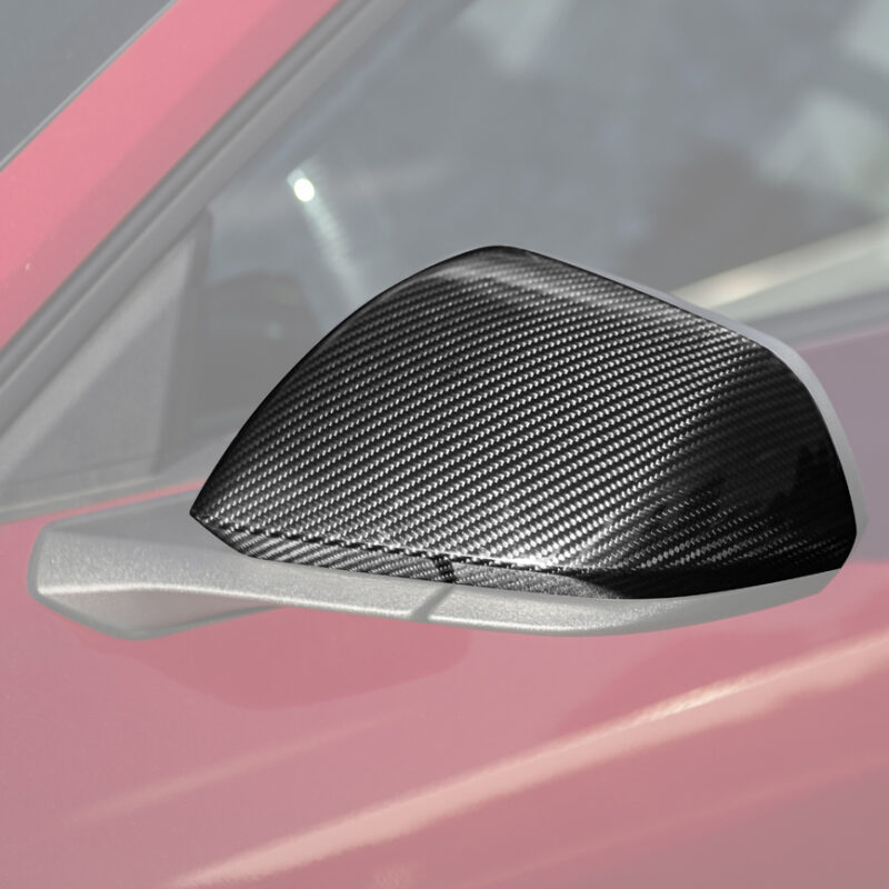 FFP 2015-2025 Ford Mustang Mirror Carbon Fiber Cap Cover Pair