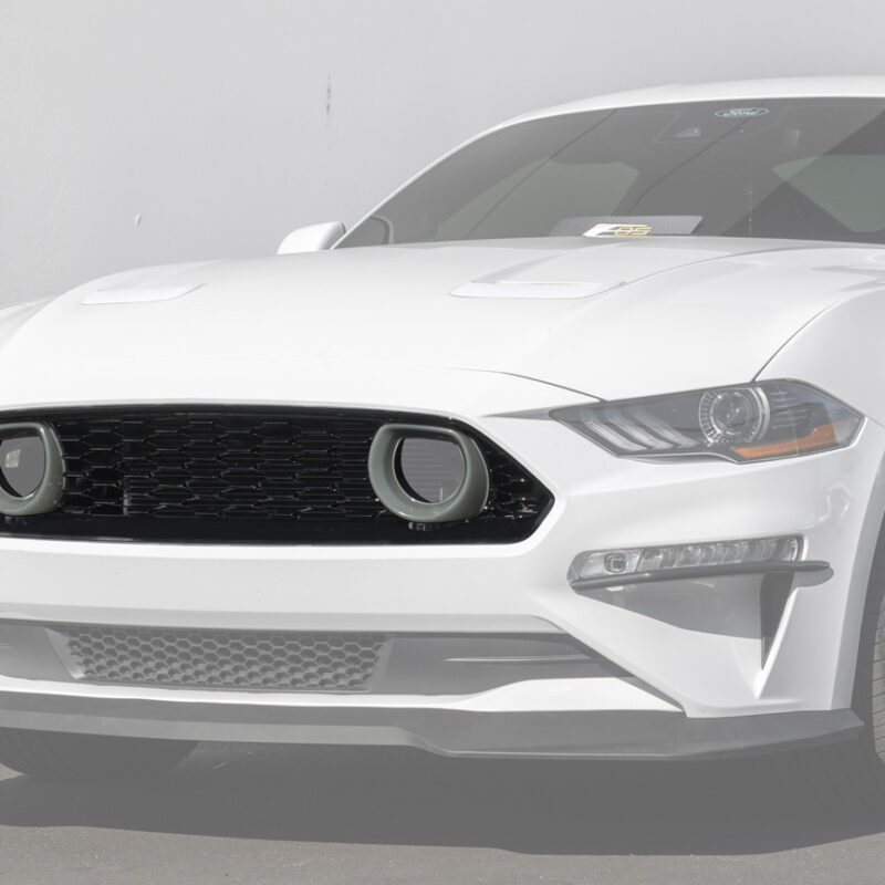 FFP 2018-2023 Ford Mustang Front DRL LED Grille Glossy Black Cover