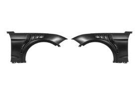 FFP Mustang Front Side Matte Black Vented Fenders for Mustang EcoBoost - Image 5