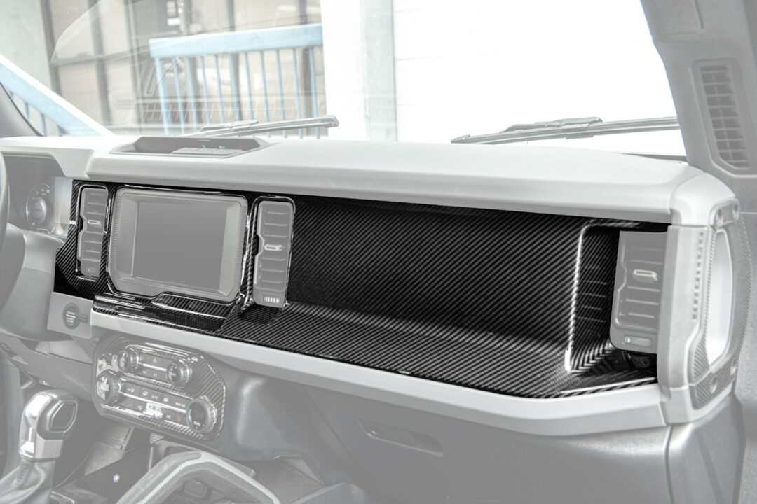 FFP 2021-2025 Ford Bronco Passenger Side AC Outlet Carbon Fiber Panel Cover