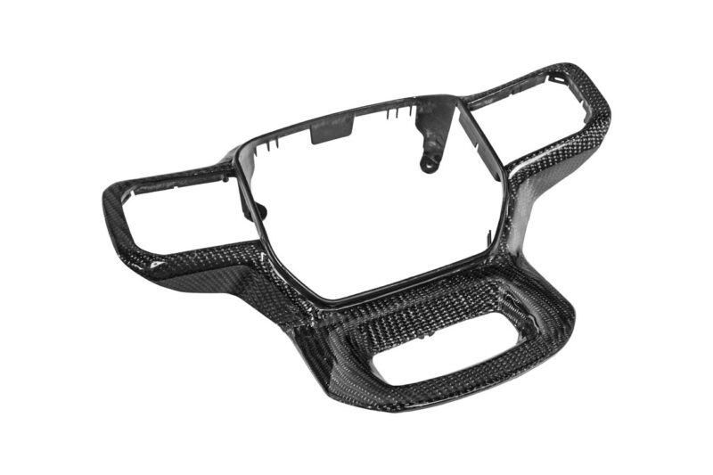 FFP 2021-2025 Ford F-150 Steering Wheel Button Carbon Fiber Cover