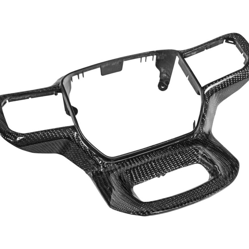 FFP 2021-2025 Ford F-150 Steering Wheel Button Carbon Fiber Cover