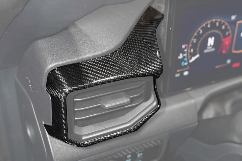 FFP 2024-2025 Ford Mustang AC Outlet Trim Carbon Fiber Cover