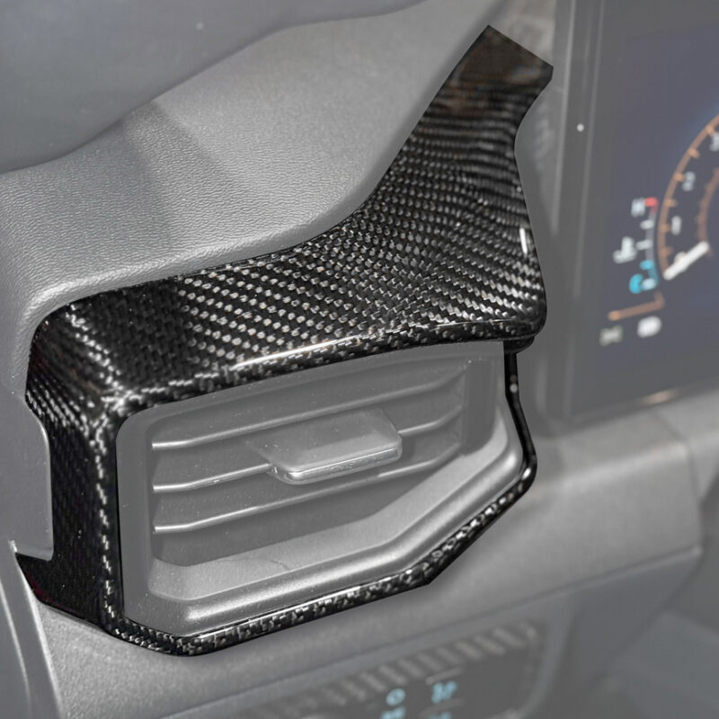 FFP 2024-2025 Ford Mustang AC Outlet Trim Carbon Fiber Cover