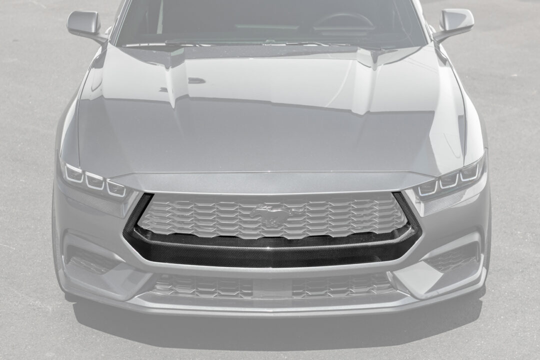 FFP 2024-2025 Ford Mustang Center Grille Lower Carbon Fiber Trim Frame