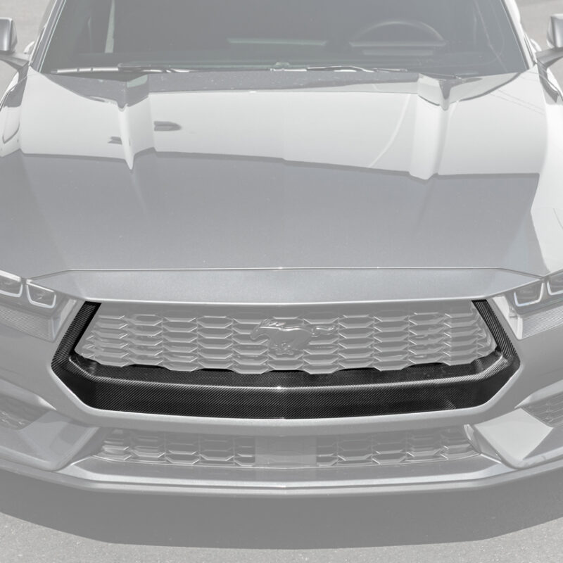 FFP 2024-2025 Ford Mustang Center Grille Lower Carbon Fiber Trim Frame
