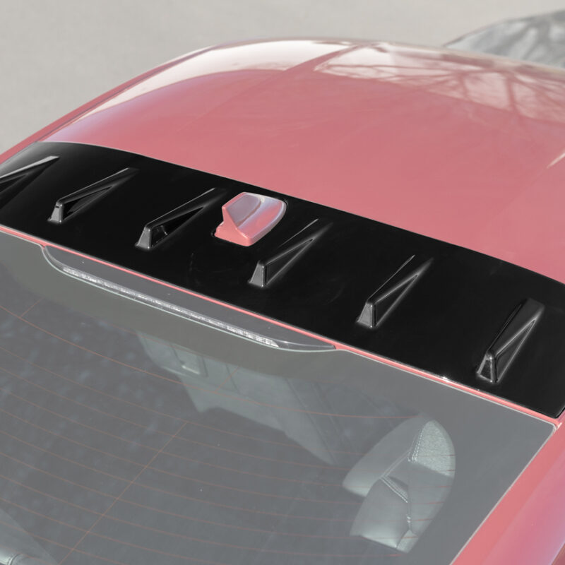 FFP 2024-2025 Ford Mustang Coupe Rear Glossy Black Roof Wing Spoiler