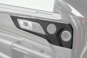 FFP 2024-2025 Ford Mustang Door Speaker Carbon Fiber Panel Trim Cover