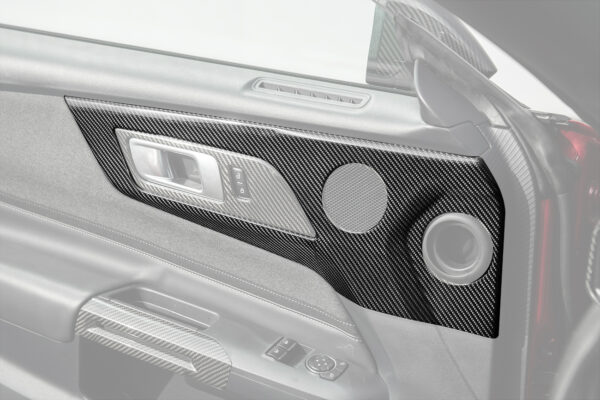 FFP 2024-2026 Ford Mustang Door Speaker Carbon Fiber Panel Trim Cover