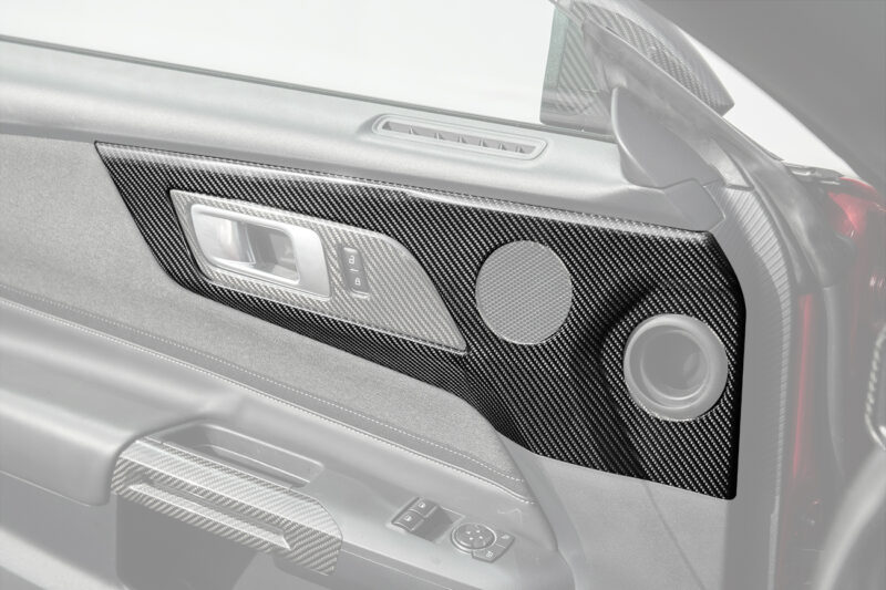 FFP 2024-2025 Ford Mustang Door Speaker Carbon Fiber Panel Trim Cover