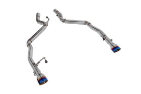 FFP Mustang GT Axle Back Silver Burnt Exhaust for S650 Mustang - Image 4