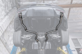 FFP 2024-2025 Ford Mustang GT Axle Back Silver Burnt Exhaust