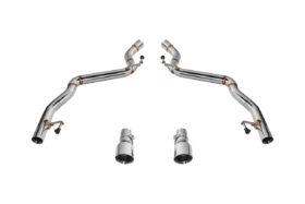 FFP Mustang GT Axle Back Silver Exhaust for S650 Mustang - Image 2