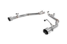 FFP Mustang GT Axle Back Silver Exhaust for S650 Mustang - Image 3