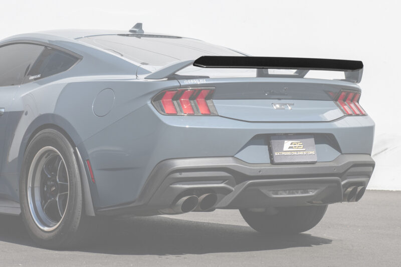 FFP 2024-2025 Ford Mustang GT Performance Wing Rear Glossy Black Gurney Flap Spoiler