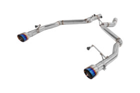 FFP Mustang GT Straight Cat Back Burnt Exhaust for S650 Mustang - Image 4