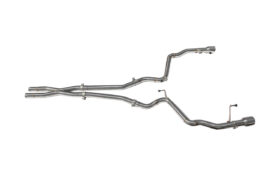 FFP Mustang GT Straight Cat Back Silver Exhaust for S650 Mustang - Image 2