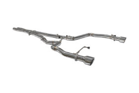 FFP Mustang GT Straight Cat Back Silver Exhaust for S650 Mustang - Image 3