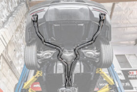 FFP 2024-2025 Ford Mustang GT Straight Cat Back Silver Exhaust