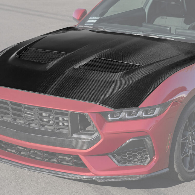 FFP 2024-2025 Ford Mustang GT500 Front Bumper Carbon Fiber Hood