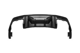FFP Mustang Rear Bumper Matte Black Diffuser Dual Tips for S650 Mustang - Image 4