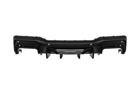 FFP Mustang Rear Bumper Matte Black Diffuser Dual Tips for S650 Mustang - Image 2