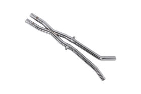 FFP Mustang S560 GT Straight Mid Silver Pipe for S650 Mustang - Image 2