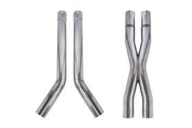 FFP Mustang S560 GT Straight Mid Silver Pipe for S650 Mustang - Image 5