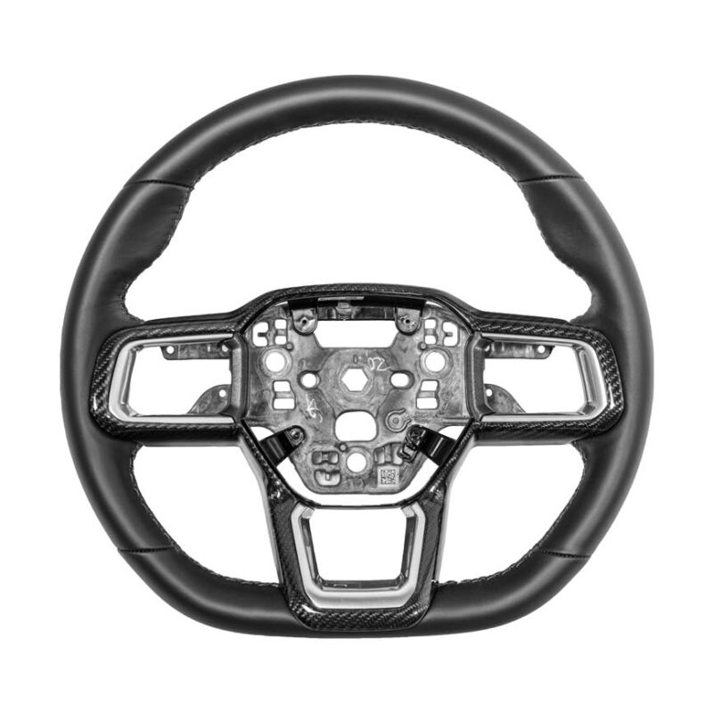 FFP 2024-2025 Ford Mustang Steering Wheel Trim Carbon Fiber Cover