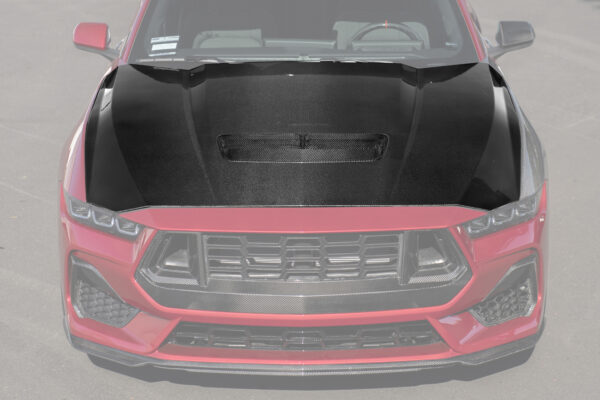 FFP 2024-2026 Ford Mustang W/Hood Vent Carbon Fiber Front Bumper Hood