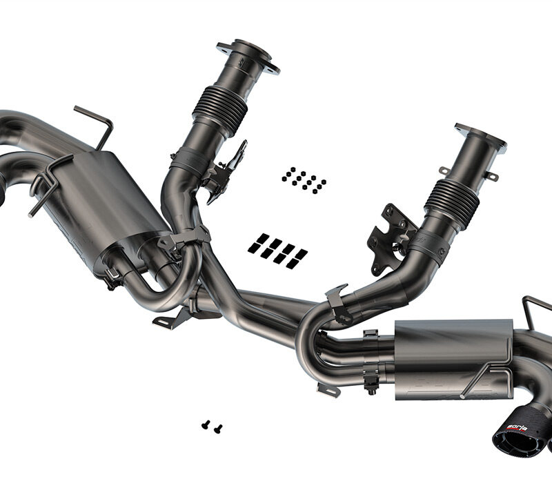 Borla Exhaust 2020-2025 Chevrolet Corvette Stingray Cat-Back Exhaust - CF Tips - NPP Equipped