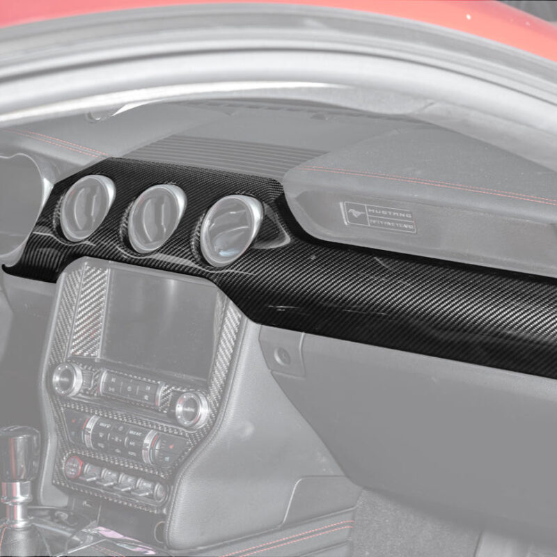 FFP 2015-2023 Ford Mustang Dashboard Carbon Fiber Panel Trim