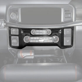 FFP 2021-2025 Ford F-150  Center AC Radio Carbon Fiber Control Panel Cover
