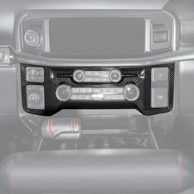 FFP 2021-2025 Ford F-150  Center AC Radio Carbon Fiber Control Panel Cover
