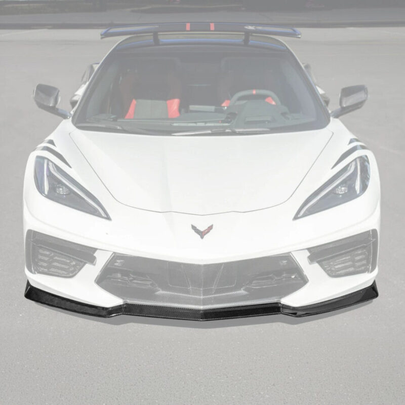 EOS 2020-2025 Corvette C8 Z06 Z07 Front Bumper Carbon Fiber Lip Splitter