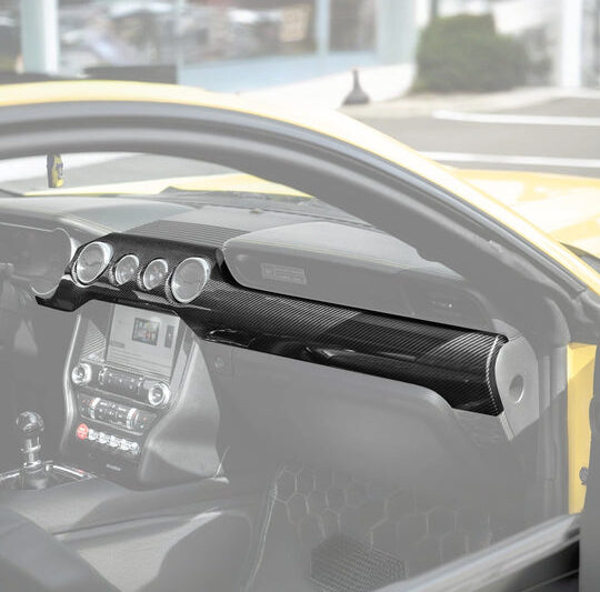 FFP 2015-2023 Ford Mustang Instrument Dashboard Carbon Fiber Panel Trim