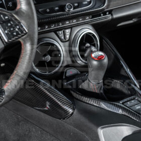 Extreme Online Store EOS 6th Gen Camaro Interior Side Knee Pad Panel Carbon Fiber Cover Pair for Camaro - Image 2