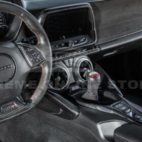 Extreme Online Store EOS 6th Gen Camaro Interior Side Knee Pad Panel Carbon Fiber Cover Pair for Camaro - Image 3