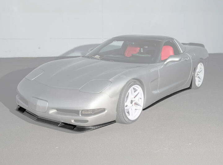 EOS 1997-2004 Corvette C5 | ZR1 Front Lip Hydro-Dipped Carbon Fiber & Side Skirts