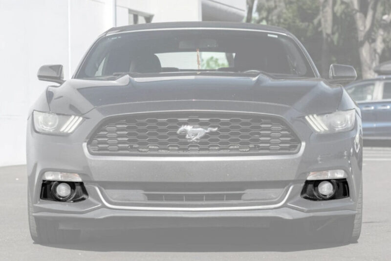 FFP 2015-2017 Ford FFP 2015-2017 Ford Mustang Rear Tail Light Trim Bezel Carbon Fiber Cover PairFront Bumper Fog Light Bezel Carbon Fiber Cover Pair