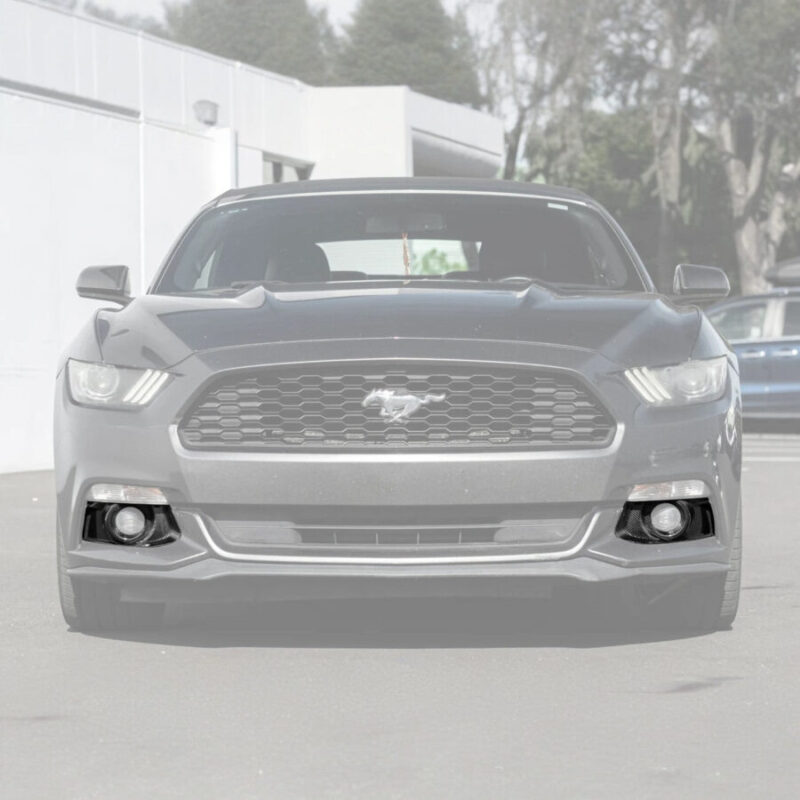 FFP 2015-2017 Ford FFP 2015-2017 Ford Mustang Rear Tail Light Trim Bezel Carbon Fiber Cover PairFront Bumper Fog Light Bezel Carbon Fiber Cover Pair