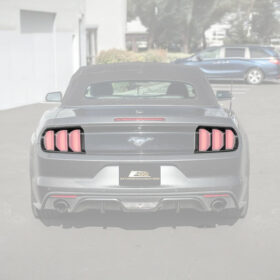 FFP 2015-2017 Ford Mustang Rear Tail Light Trim Bezel Carbon Fiber Cover Pair